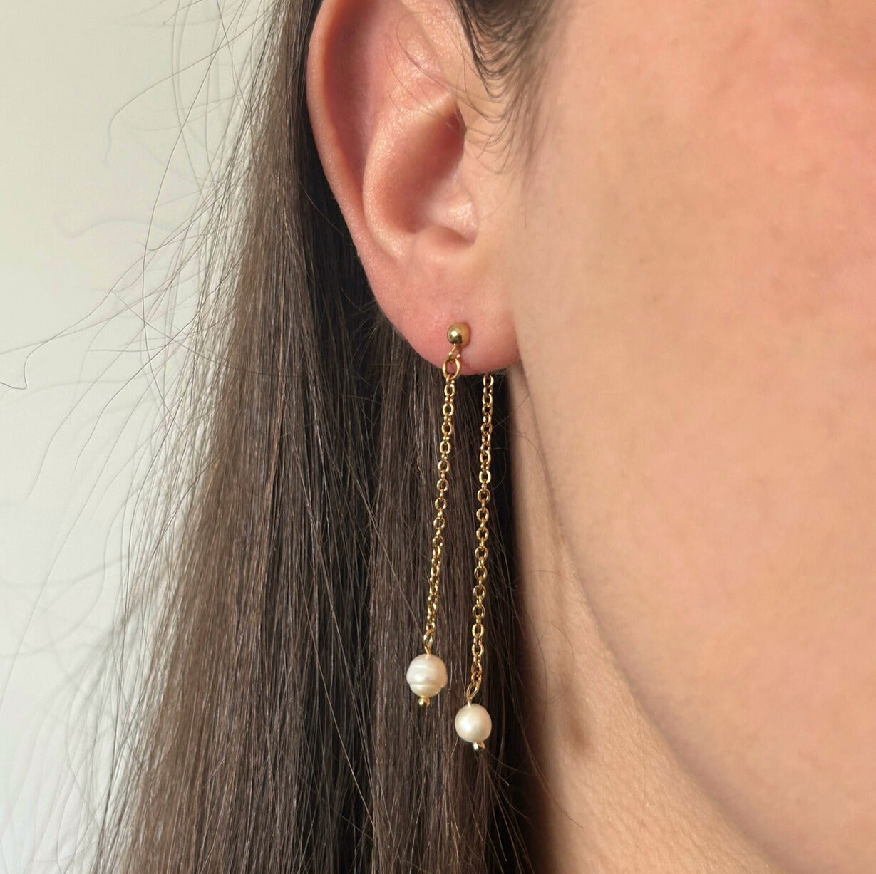 Zéphia | Boucles d’oreilles en perles d’eau douce