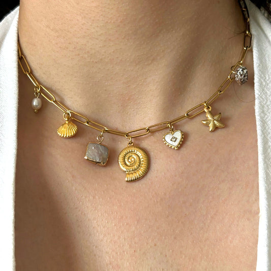 Collier création 7 charms
