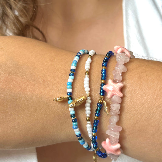 Bracelets d’été en perles