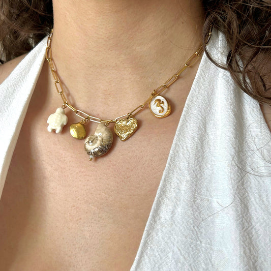 Collier création été 5 charms