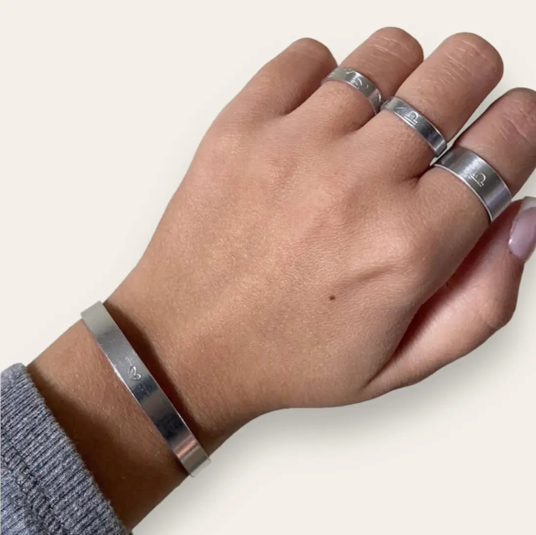 Cœur | Bracelet aluminium